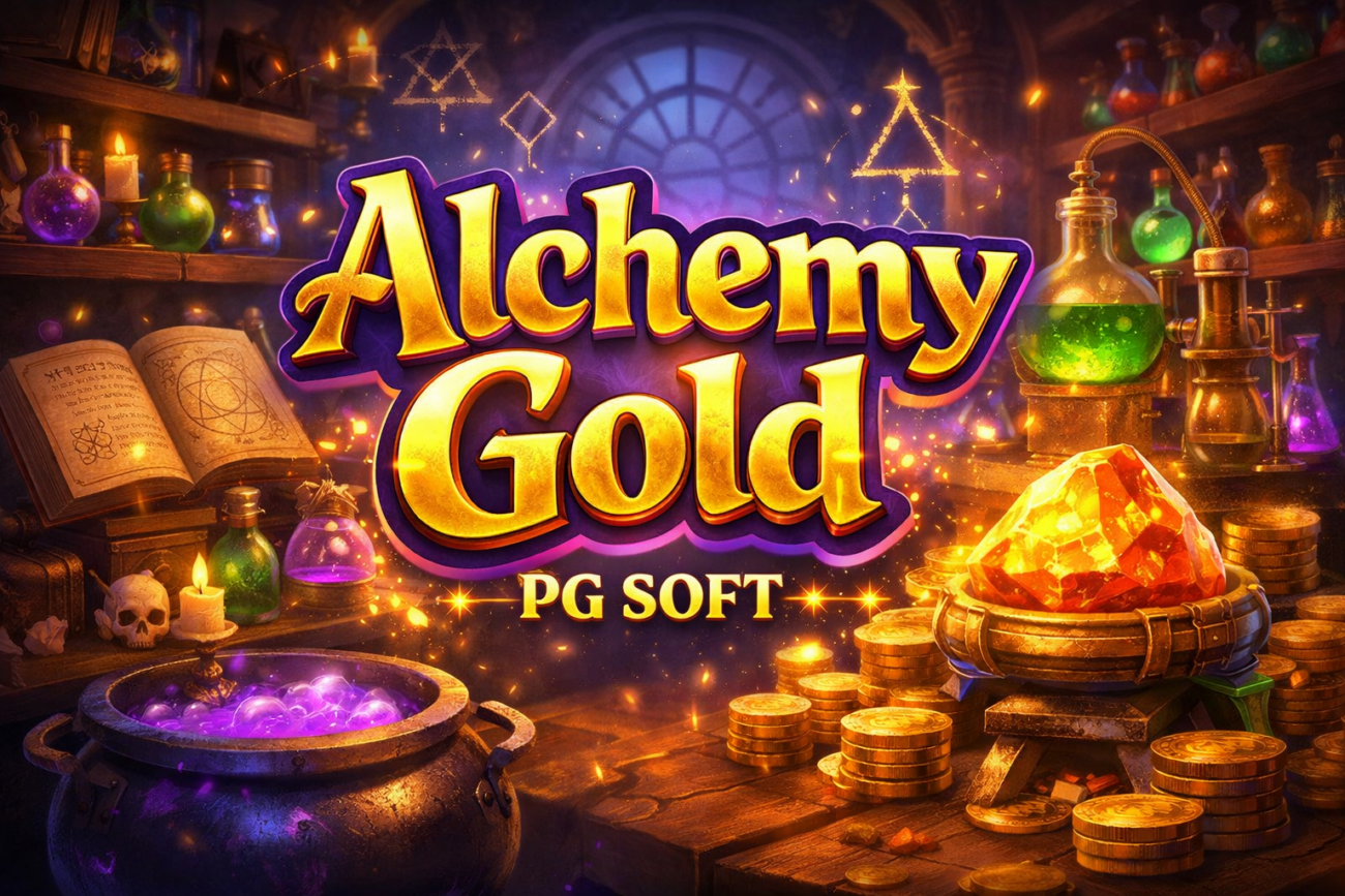 Alchemy Gold PG Soft tema alkimia dengan visual emas